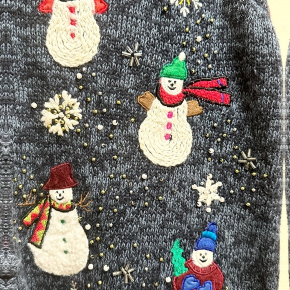 Designers Studio Originals Vintage Winter Sweater Vest - Picture 4 of 8